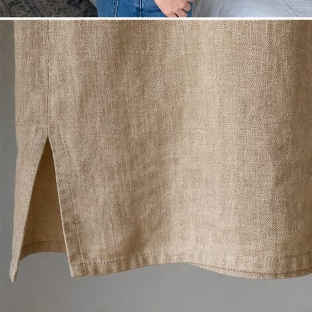 Camel Ruffle Blouse - Picture 6 of 6